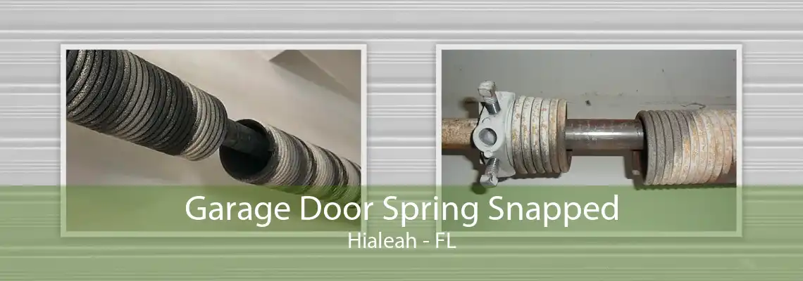 Garage Door Spring Snapped Hialeah - FL